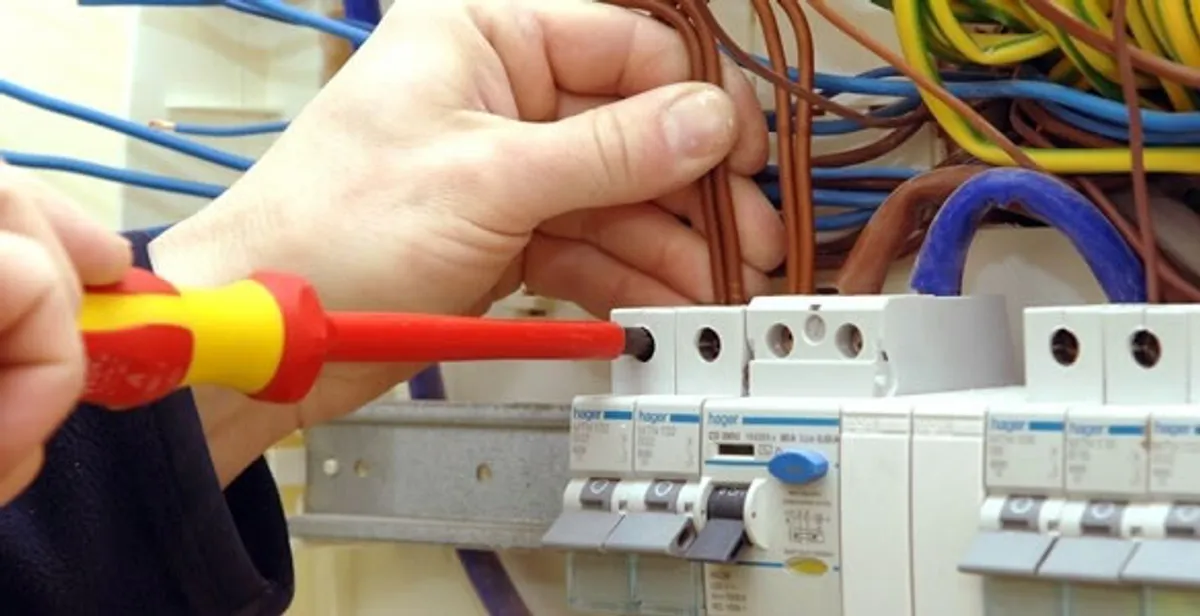 electrician services performing professional electrical panel wiring and connections in Minneapolis, MN