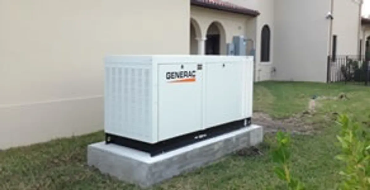 generator installation service showing standby generator professionally installed for residential power backup in Minneapolis, MN